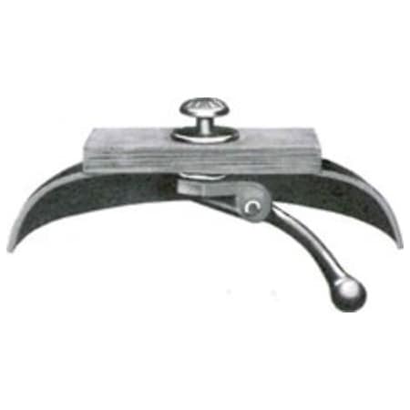 Wl Jenkins Single Tap Steel Gong, Audible, Single Stroke, Steel, Grey 6-2300